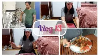 Eşim beyle mutfaktayız 💕 iskender yaptık 🫓 rüyamda  bile anneme yaptırdım☁️ artık boyatmıyorum😍