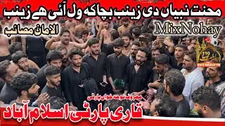 Mehnat Nabiyan De Zainab Bacha Ke | Qari Party Nohay | Bibi Zainab Nohay | Mix Nohay #2026 #nohay 