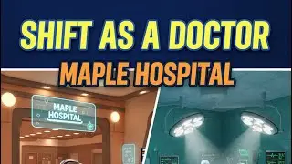 Doctor Check-Up Day at Roblox Maple Hospital 🩺 Treating Patient Brandon O!