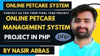 Online Petcare Management System in PHP | Online Petcare System | Web Application Project