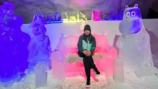 Vlog 43/ Part 2 Quick visit to Moomin Ice cave( Muumin j&auml;&auml;luola)