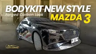 КОВАНЫЙ КАРБОН № 1!! НА ЧЕРНОЙ MAZDA 3