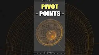 Blender: Controlling PIVOT Points (FAST)