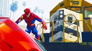 CAN SPIDERMAN STOP THE TRAIN IN GTA 5