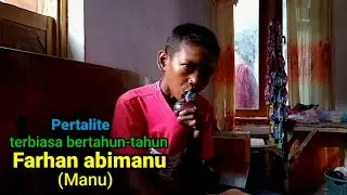 Farhan abimanyu botol aqua unik terbiasa sudah bertahun tahun inilah remaja cilik viral Bojonegoro.