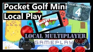 Pocket Golf Mini 4 Player Local Coop Nintendo Switch - Gameplay