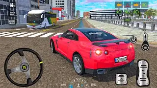 Car Traffic Driving 2026 3D: Nissan GT-R city car driving simulator parking game - android gameplay
