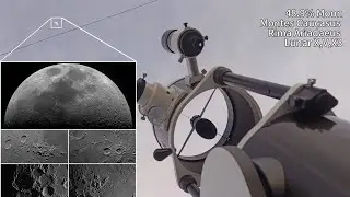 Lunar X, V. Montes Caucasus, Rima Hyginus and Rima Ariadaeus through 8