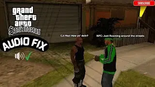 How to Fix GTA San Andreas [Cutscenes, Audio and Pedisterian's Voices] pc