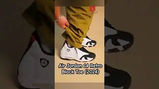 Air Jordan 14 Retro Black Toe (2024) 487471-160