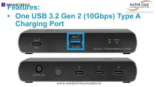 Sonnet Echo 5 Thunderbolt 4 Hub  Product Overview