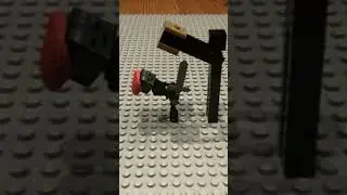 Wither skelet tegen Enderman #lego #minecraft #stopmotion