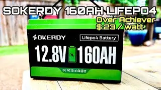 Аккумулятор Sokerdy ​​12,8 В 160 Ач Lifepo4: отличные результаты по отличной цене!