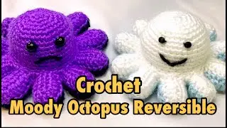 Crochet Moody Octopus Reversible
