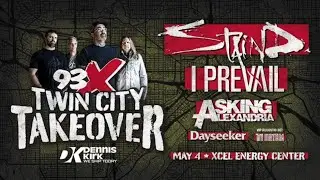 STAIND @ The 93X Twin City TakeOver - FULL CONCERT - Xcel Energy Center - St Paul, MN 5/4/24 😎🥁🎸🎤🤘
