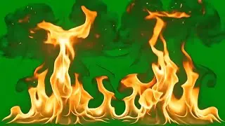Fire Animation Green Screen No Copyright | Fire Animation Green Screen Effect