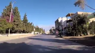 Tunisie Route vers Hammamet filmée en Gopro  / Tunisia Road to Hammamet filmed by Gopro