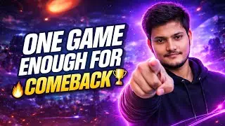 WHEN YOU MISSED ONE MATCH 😰 AND ANOTHER 🔱ONE MATCH IS ENOUGH 🏆FOR COMEBACK 🧿 | IGL POV | #igl #bgmi 