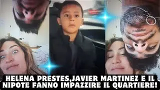 Helena Prestes,Javier Martinez  e il nipote fanno impazzire il quartiere!