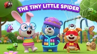 Tiny Little Spider 🕷️🎶 | Fun & Educational Kids Song About Bugs and Nature | Giggle Notes Ruby