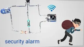 Security alarm using bc547