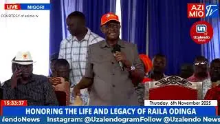 Oburu Oginga&rsquo;s Speech Honoring the Life and Legacy of Rt. Hon. Raila Amollo Odinga, Migori County