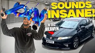 INSTALLING THE TEGIWA EXHAUST SYSTEM AND HKS INTAKE ON MY HONDA CIVIC TYPE R FN2