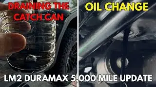 First Time Draining The Catch Can on My LM2 Duramax - NASTY!
