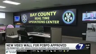 New video wall system was approved for the PCBPD