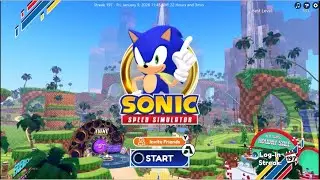 Roblox - Sonic Speed Simulator - New Chat System