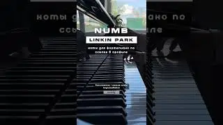 ноты #Numb по белым клавишам #linkinpark #pianocover #ноты #piano #pianomusic #pianotutorial #sheets