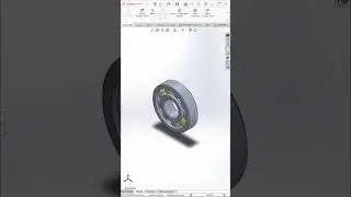Assembling Ball Bearing in SolidWorks | Precise CAD Modeling #Shorts | Master CAD Studio