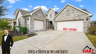 FOR SALE: Separate IN LAW Suite | 6 Bedrooms | 4.5 Bath | Game Room | Movie Theater | CYPRESS, TX