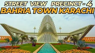 Street Tour Of Precinct 4 - 500 Yards Plots & Villas | Bahria Town Karachi | Bahria Property Network
