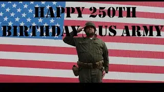 Army 250th birthday with Patton introduction speech