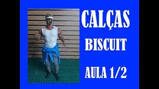 Dicas de como fazer roupa em biscuit - Calças - 1/2 #biscuit #tutorial #roupas