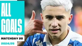 TODOS los GOLES de la JORNADA 20 de LALIGA Hypermotion 2024/25
