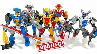 I bought 5 Bionicle Hero Factory BOOTLEG and I'm giving them a super review! Police Legend