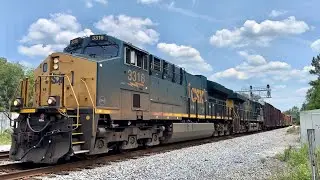 CSX ET44AH 3316 Leads Train L796-06 at Callahan, FL