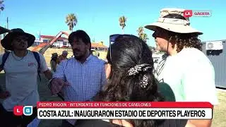 Costa Azul: Inauguraron Estadio de Arenas