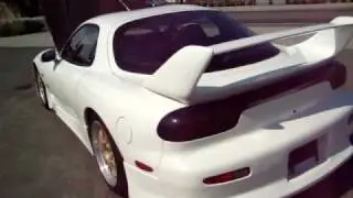 JDM IMPORTED FROM JAPAN 94 MAZDA RX7 TWIN TURBO MODIFIED BBS WHEELS BOMEX KIT
