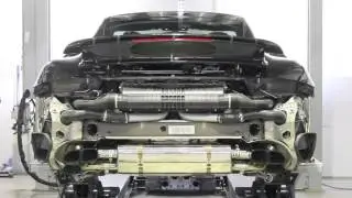 Porsche 911 Turbo S (991) with exhaust system by Cargraphic