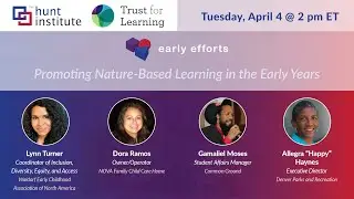 Early Efforts | Promoting Nature-Based Learning in the Early Years