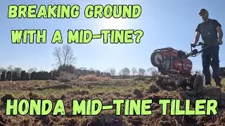 Подготовка сада 2024 &mdash; Honda FC600 Mid-Tine Tiller &mdash; DeWitt Sunbelt