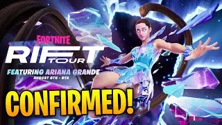 Fortnite Ariana Grande Skin First Look! (Fortnite Rift Tour)