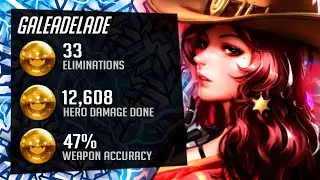 Gale 4.5k SR McCree gameplay - Overwatch Season 29 Top 500