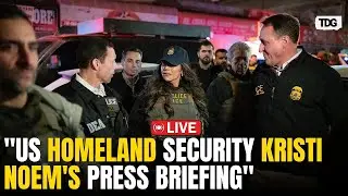 US Homeland Security Secretary Noem live:  Kristi Noem delivers welcome remarks to DHS Staff