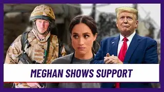 Meghan Markle shows support for Prince Harry amid Trump NATO comments | #royal