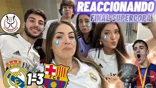 MADRIDISTAS REACCIONAN al REAL MADRID 1-3 BARÇA | Final Supercopa de España😭🏆⚽️