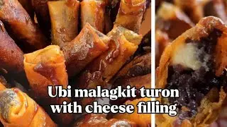Ubi Turon Malagkit with Cheese Recipe #turon #ubi #recipe #easyrecipe #cooking #malagkit 
